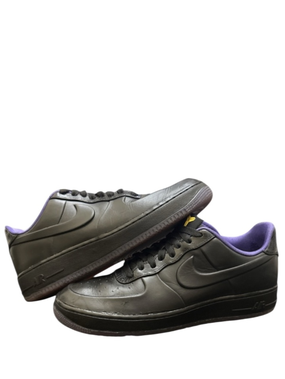 NIKE - AIR FORCE 1 LOW SUPREME VT BLACK PURPLE GOLD “KOBE” SNEAKERS